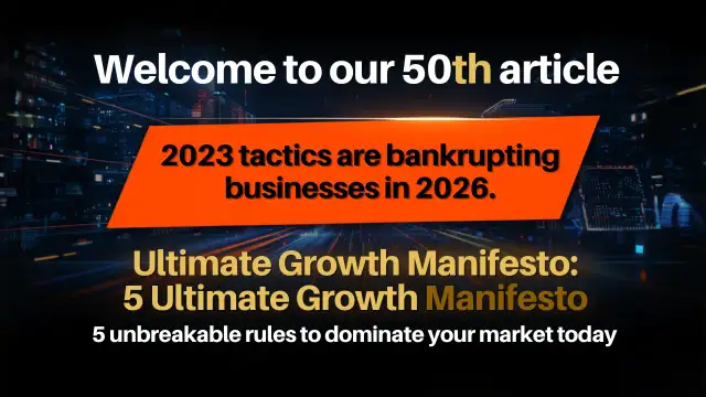 The 2026 Growth Manifesto: 5 Unbreakable Rules Every Modern Brand Must Follow